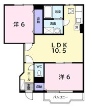 ニューブランパレスⅡの間取り画像