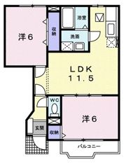 パークネスⅢの間取り画像