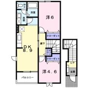 フォレⅢの間取り画像