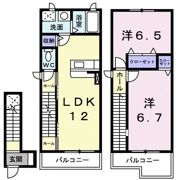 メゾン・オー スリーの間取り画像
