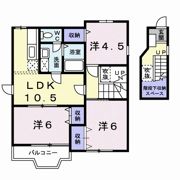 アンソレイエ白沢の間取り画像