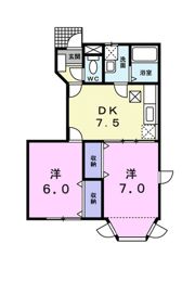 ドミールソレイユの間取り画像