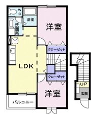 カーサプラシードの間取り画像