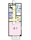 コスモ渡邉 Ⅱの間取り画像