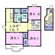 クレストメゾンⅦの間取り画像