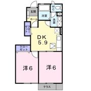 シャロームの間取り画像