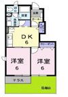 メゾン シャンティ Bの間取り画像