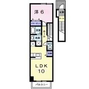 アンソレイユアオキⅡBの間取り画像
