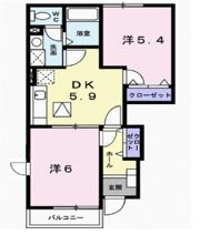 EAST1 Bの間取り画像