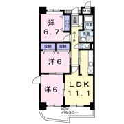 ジュンサンライトの間取り画像