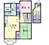 プラースⅢの間取り画像