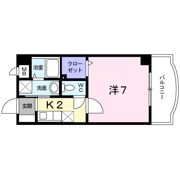 エルマーノ下到津の間取り画像