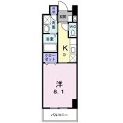 シューテル宝町の間取り画像
