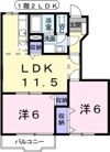 PlaineⅡの間取り画像