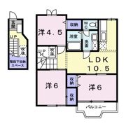 メゾンドヴェール西ノ庄の間取り画像