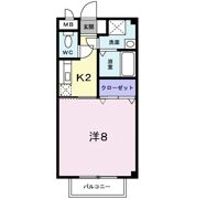 エスポワール朋の間取り画像
