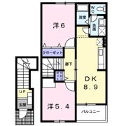 ビビエンダ アリス B棟の間取り画像