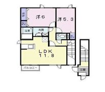 サンパティーク のぞみAの間取り画像