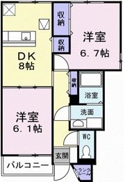 アーバンプレイスⅡの間取り画像