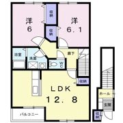 サウス・サバーブズ Bの間取り画像