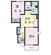 リバ－サイドT・Jの間取り画像