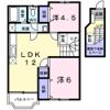 シェールBの間取り画像