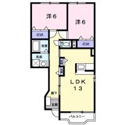 西小路ハイツⅢの間取り画像