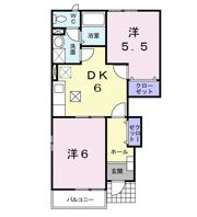 メゾン・アムール Bの間取り画像