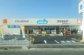 近くのウエルシア薬局上野台2号店まで500m(徒歩7分)