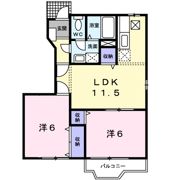 ジュネスコートTの間取り画像