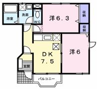 ゆとりッチヒルズⅡの間取り画像