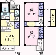 コスモスコーポSOTA Bの間取り画像
