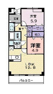 フラン コリーヌの間取り画像