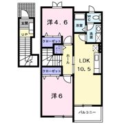 シャトーポルトⅡ－Bの間取り画像