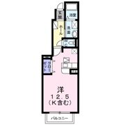 アムール一本木Ⅱの間取り画像