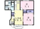 カーサ ラウレールⅡの間取り画像