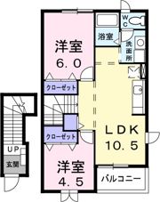 パストラルコートⅡ番館の間取り画像