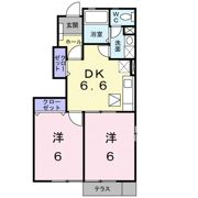 セピアハイツ幸原Bの間取り画像