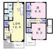 カトル ロジュマンの間取り画像