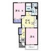 グローリアスⅠの間取り画像