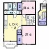 エヴァーグリーンAの間取り画像