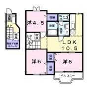 エヴァーグリーンBの間取り画像