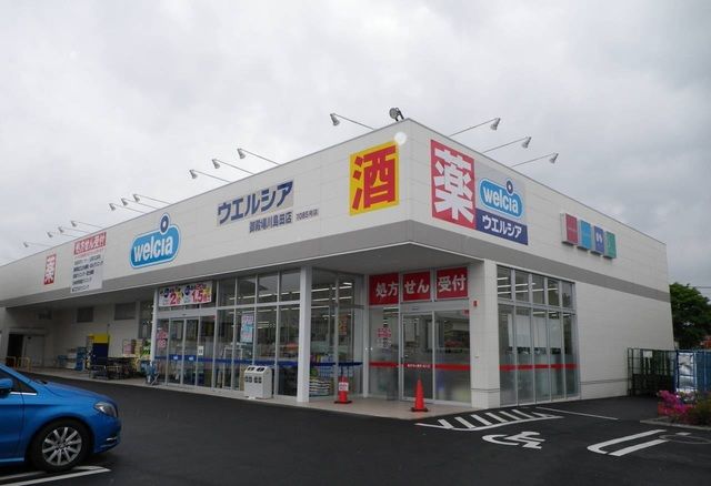 近くのウエルシア御殿場川島田店まで350m（徒歩5分）