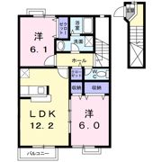 グリーンヒルズの間取り画像