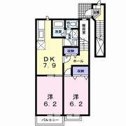 フォンテーヌ・Kの間取り画像