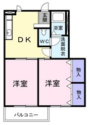コスモスⅠの間取り画像