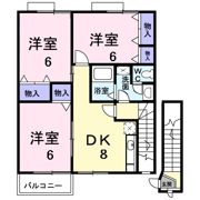 フィオーレⅡの間取り画像