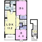 ライラックⅡの間取り画像