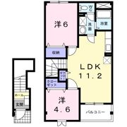ライラックⅡの間取り画像