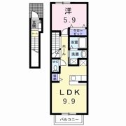MTハイツ2号館Aの間取り画像